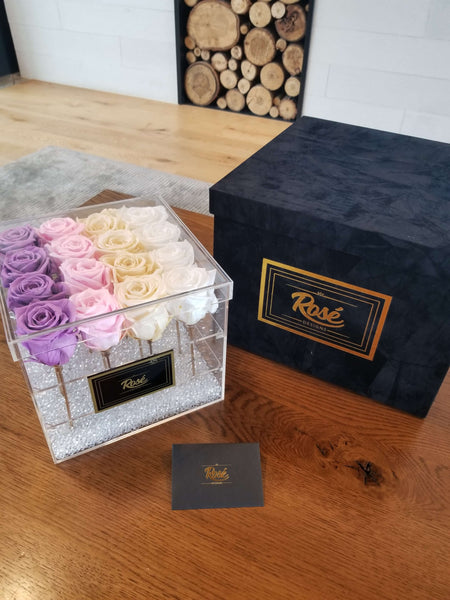 Rosé Designs Ombre 16 Rose Box