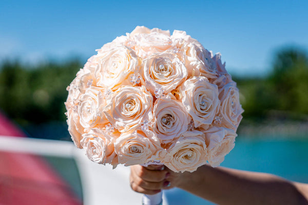 Preserved Pink Wedding bouquet 