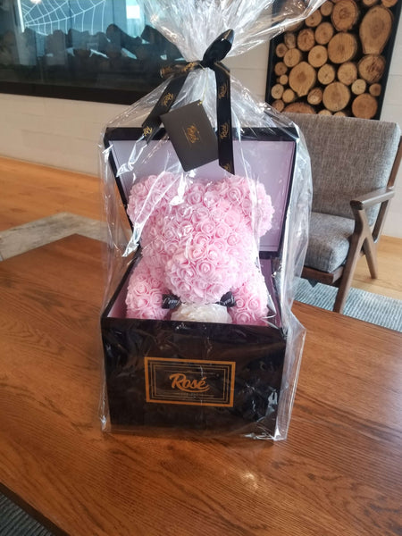 Pink Rose Bear Gift Box