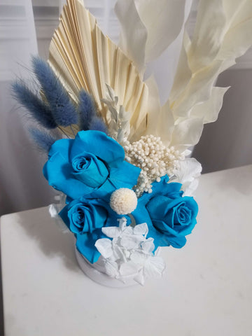 Blue Boho Chic Mini Bouquet