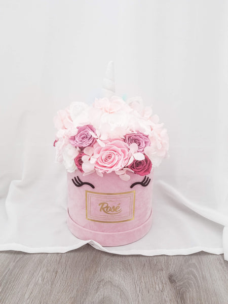 Pink Velvet Unicorn Rose Bouquet  Gift