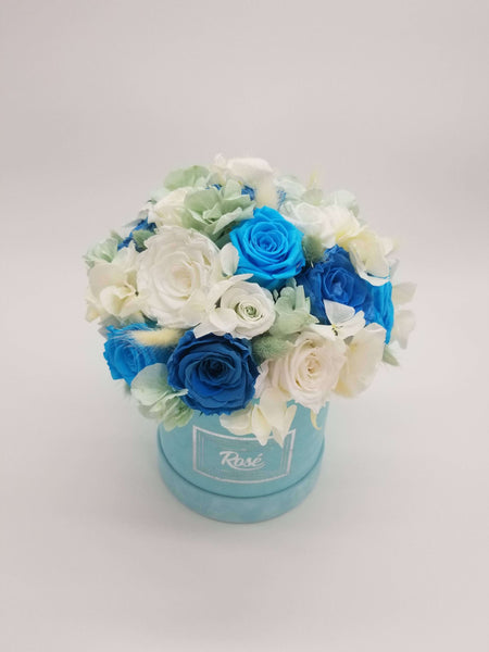 Rosé Designs YYC Blue Velvet Flower Bouquet